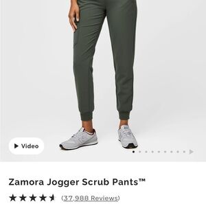 Figs Zamora Jogger Scrub Pants - Dark Green